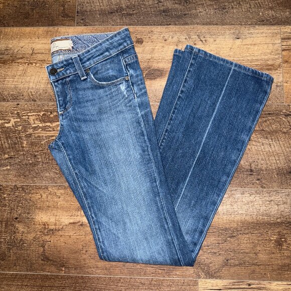 PAIGE Women's Boot Cut Jeans in Blue - Picture 1 of 9